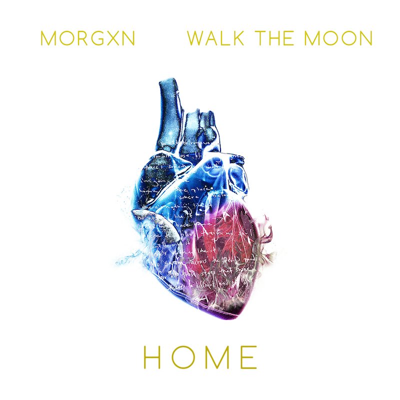 Morgxn – “home” artwork featuring WALK THE MOON