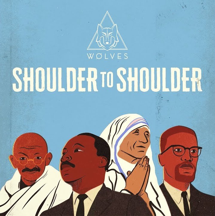 WOLVES shoulder to shoulder artwork