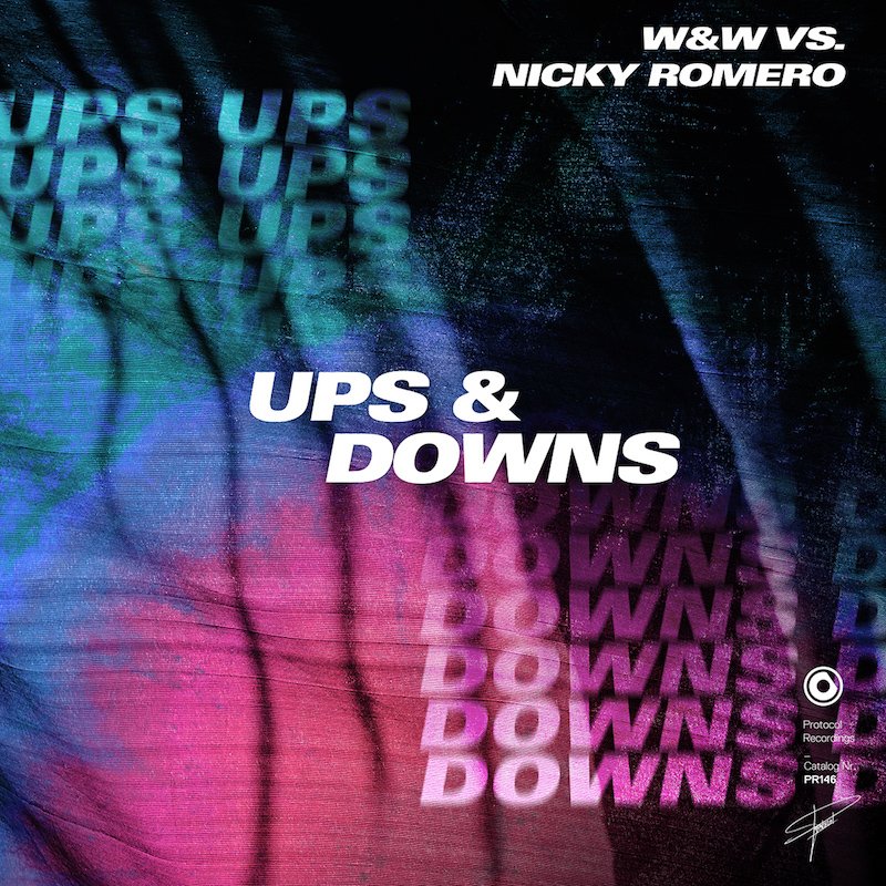 W&W + Nicky Romero + Ups & Downs artwork