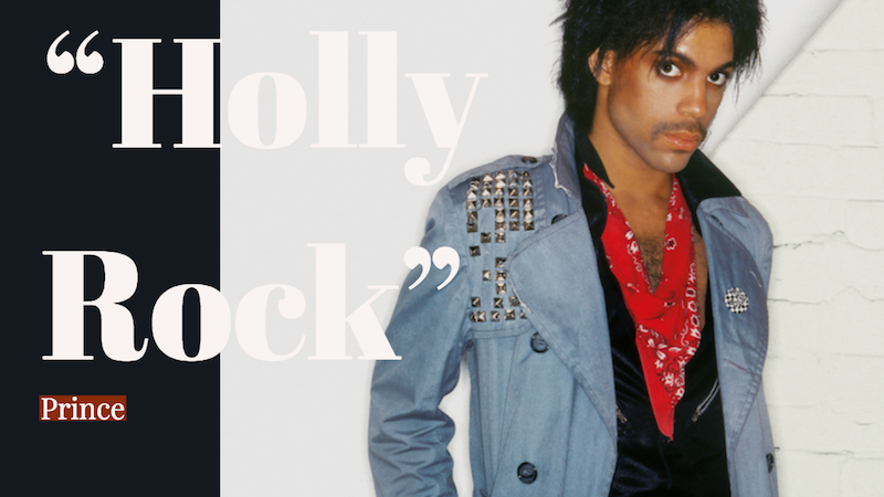 Prince - Holly Rock photo + Bong Mines Entertainment