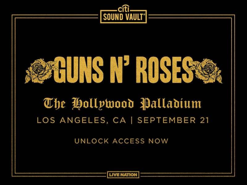 Guns N' Roses + The Hollywood Palladium show