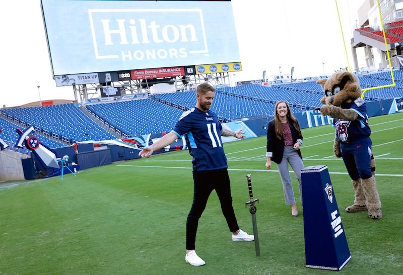 Hilton Honors Members Experience All-Access Exclusive Performance by Brett Young + Photo Credit by Koury Angelo for Getty Images for Hilton