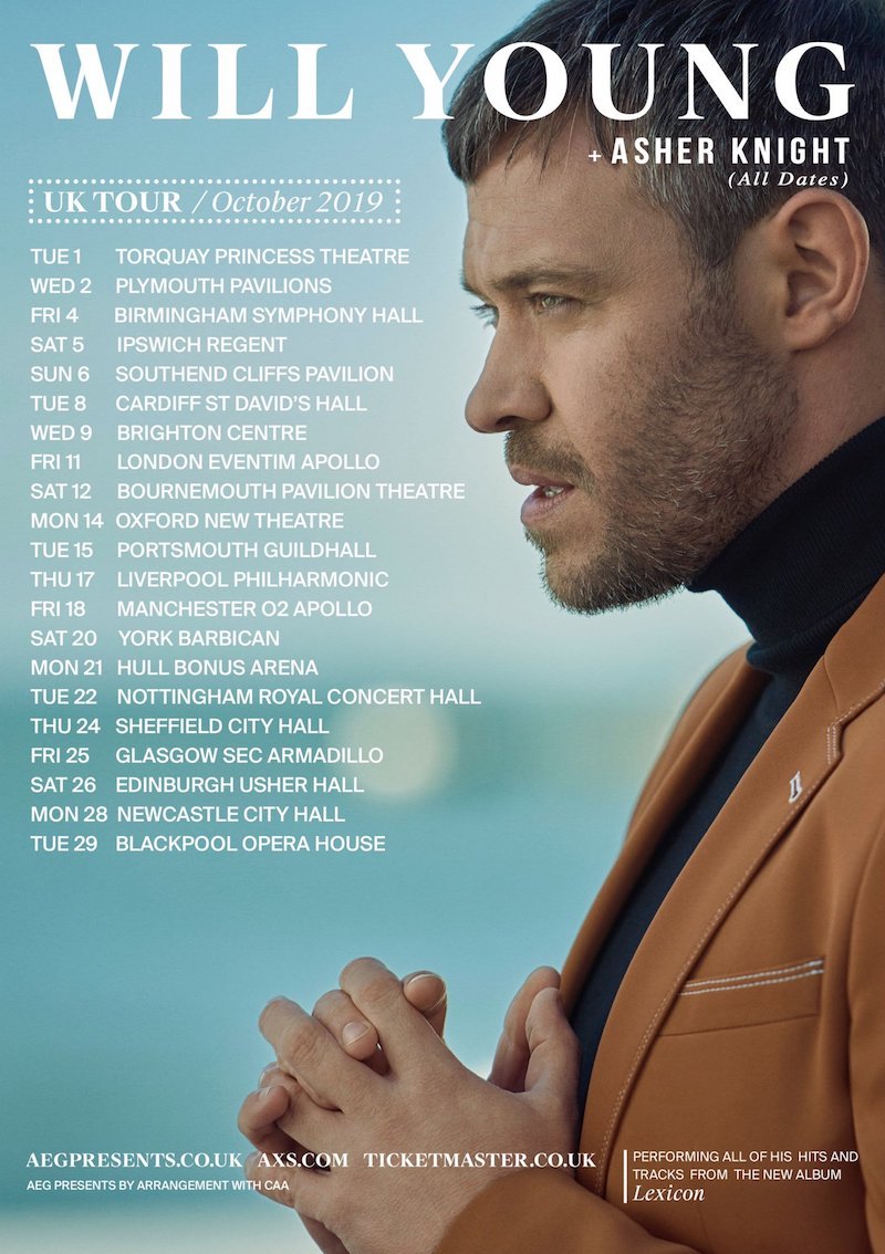 Asher Knight + Will Young + Tour dates