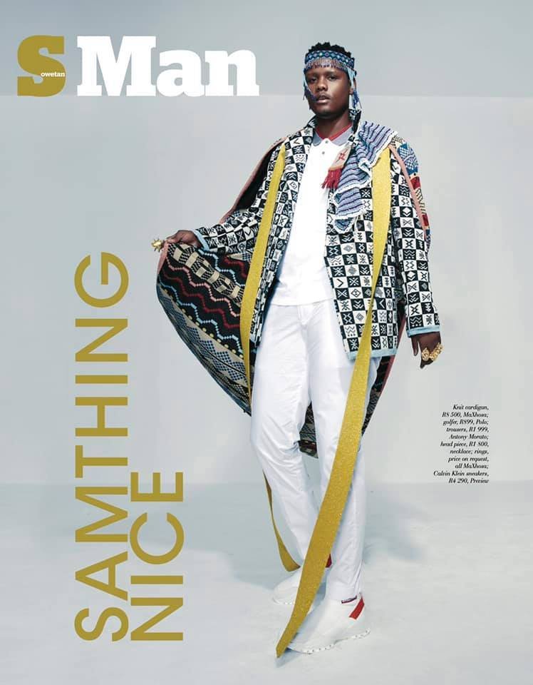 The Sowetan newspaper celebrates Samthing Soweto's 2019 success by featuring him on their Sowetan Magazine (SMag) #SMan cover