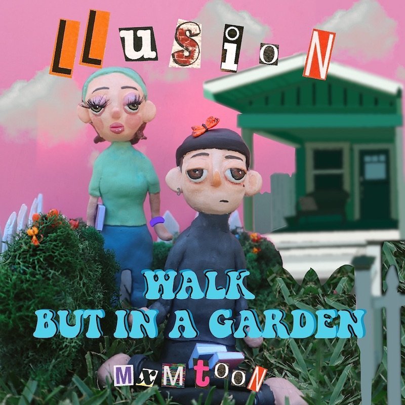 LLusion - “walk but in a garden” cover art