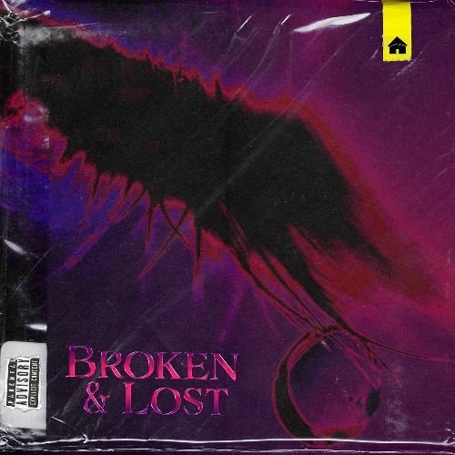 glvsshouse - “Broken & Lost” cover art by Mark Saint
