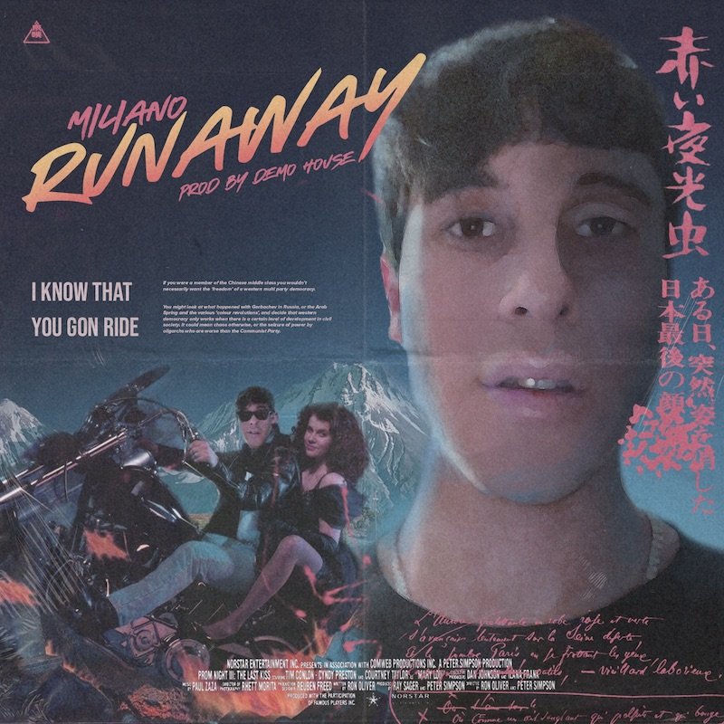 Miliano's “Runaway” song cover art. 