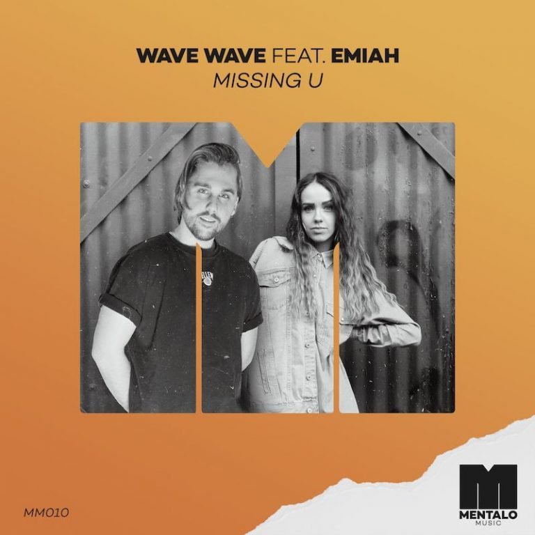 Wave Wave's “Missing U” cover art featuring EMIAH.