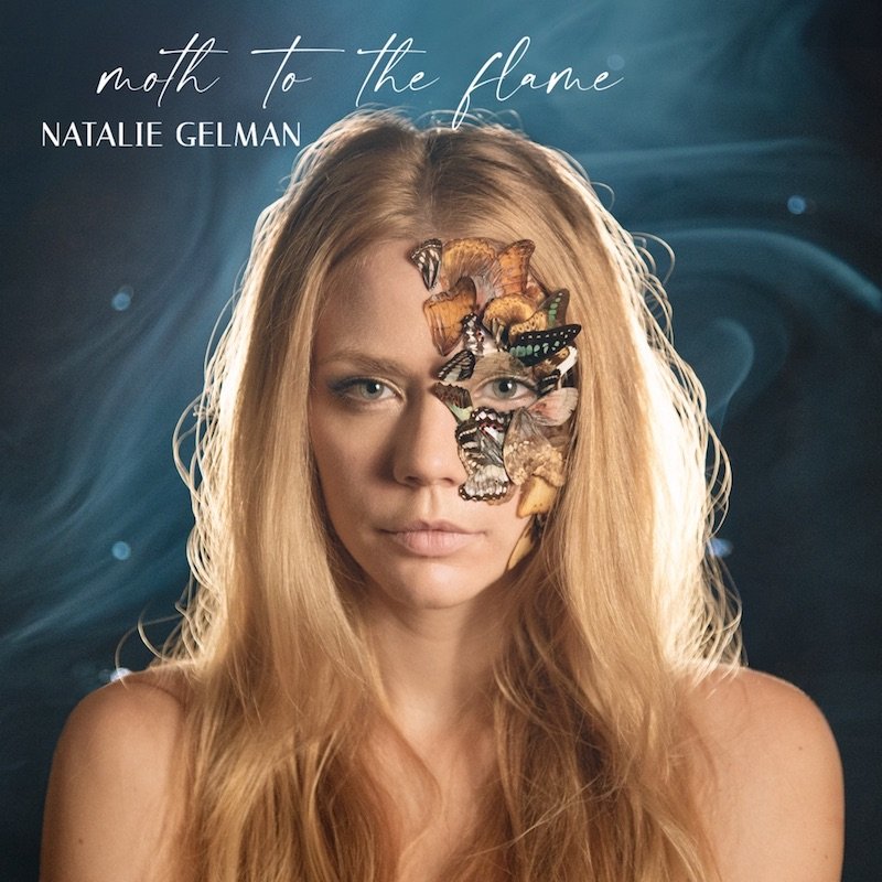 Natalie Gelman - “Moth To The Flame” album cover art