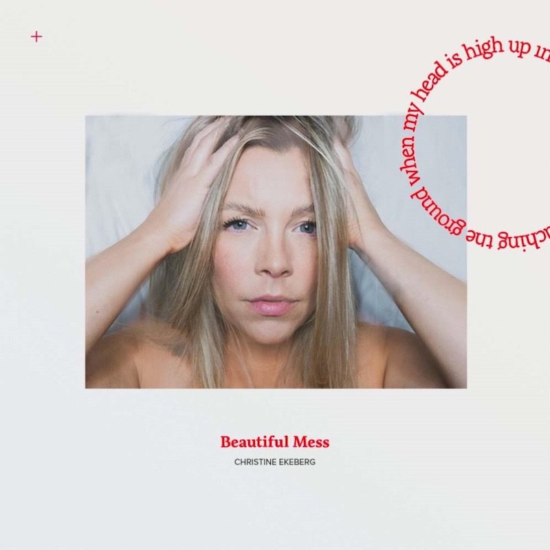Christine Ekeberg - “Beautiful Mess” song cover art