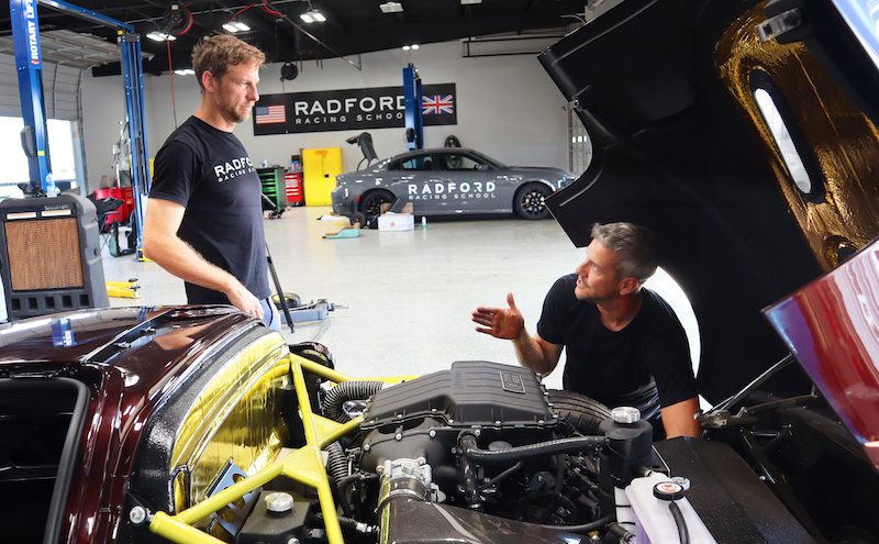 Jenson Button and Ant Anstead press photo