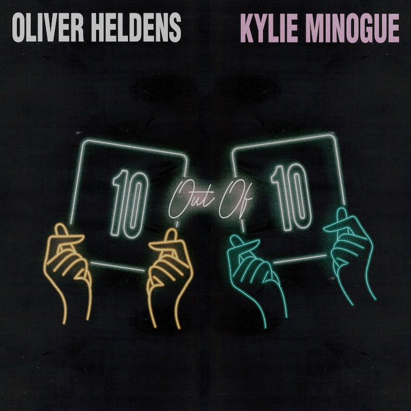 Oliver Heldens and Kylie Minogue – “10 Out Of 10” cover art