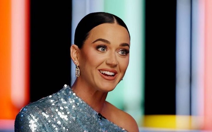 Katy Perry appears in this screen grab from an interview with Good Morning America.