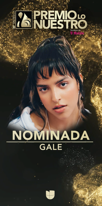 GALE - Premio Lo Nuestro nomination for “Best New Female Artist” screenshot
