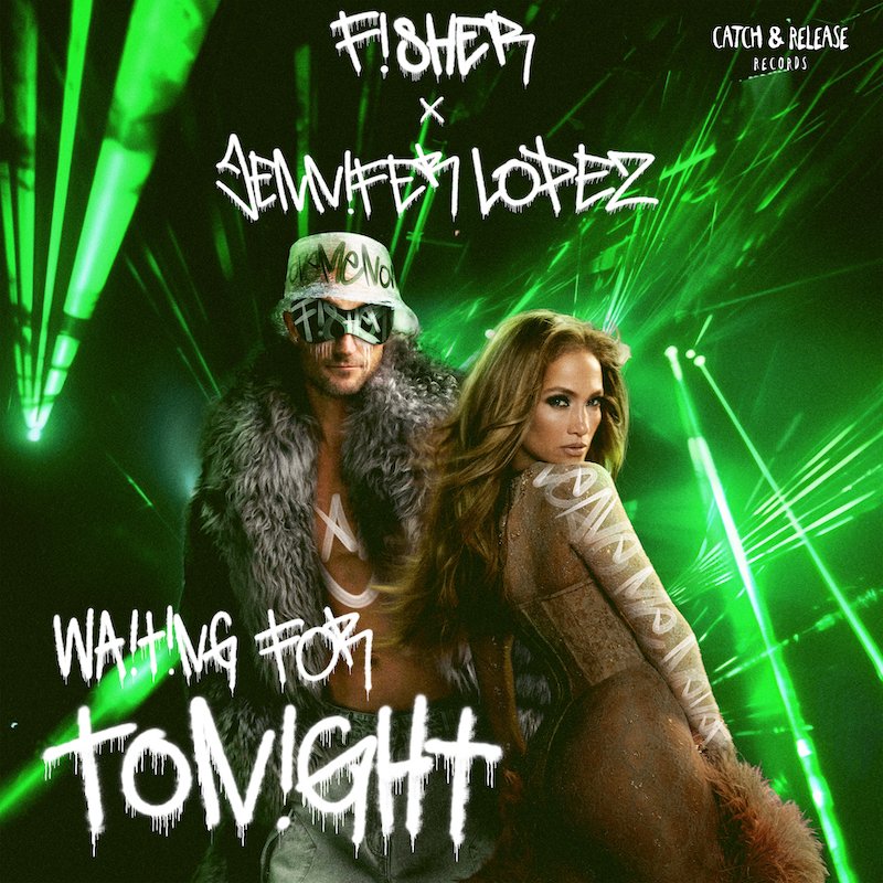 FISHER & Jennifer Lopez - “Waiting For Tonight” cover art