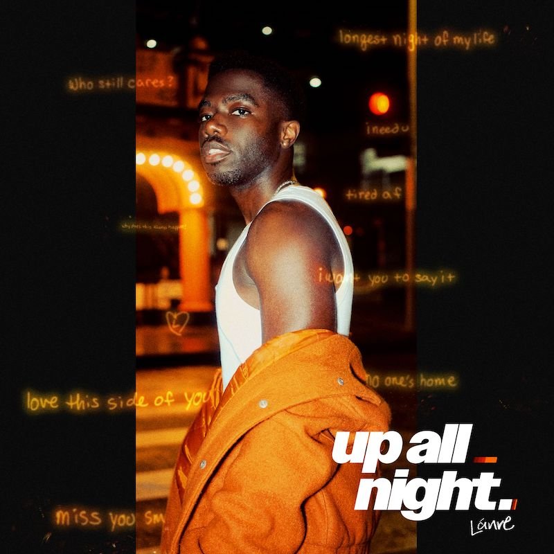 Lánre - “up all night.” EP cover art