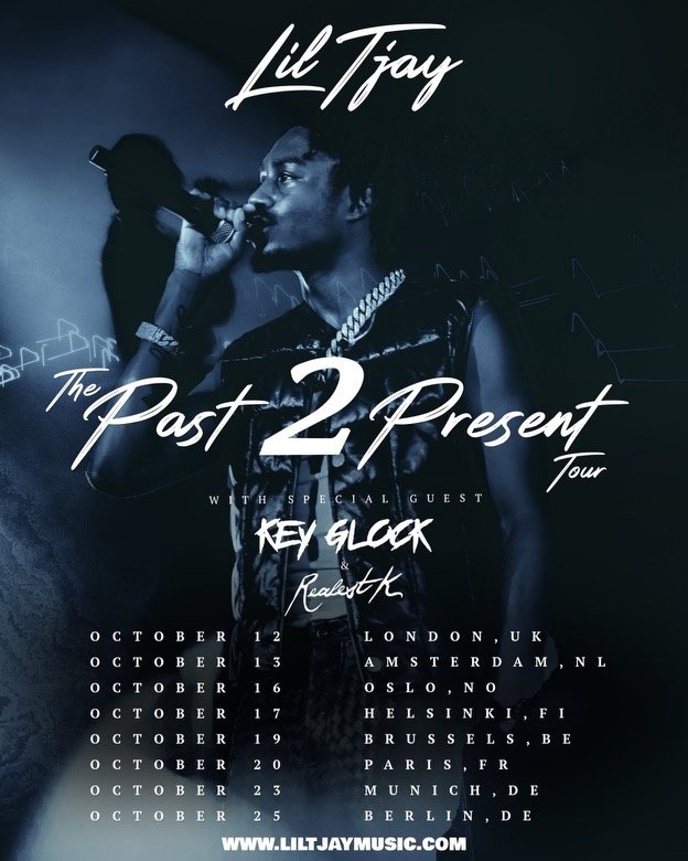 Lil Tjay - “The Past 2 Present” Tour Flyer