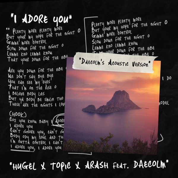 Daecolm - “I Adore You (feat. Daecolm) [Daecolm’s Acoustic Version]” cover art