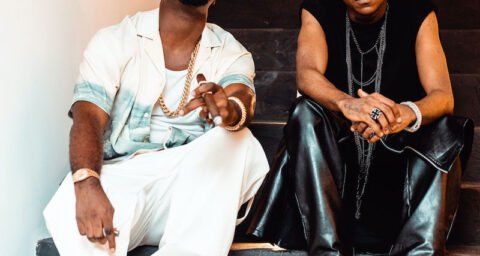 Sarkodie and Victony press photo