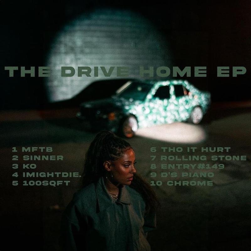 Samara Cyn - “The Drive Home” EP back cover art