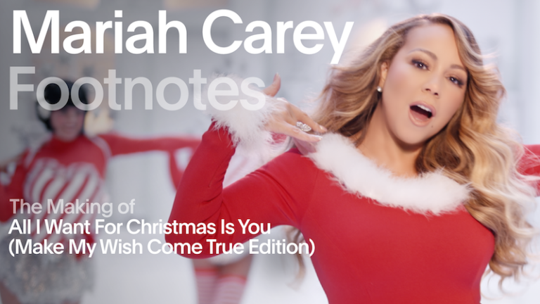 Mariah Carey Celebrates 30 Years of Holiday Magic in “Footnotes” Episode